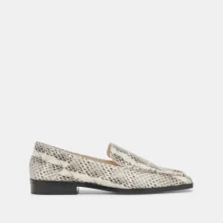DOLCE VITA Flats & Loafers*Beny Flats Grey White Snake Embossed