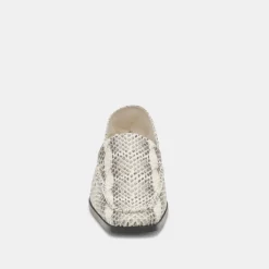 DOLCE VITA Flats & Loafers*Beny Flats Grey White Snake Embossed