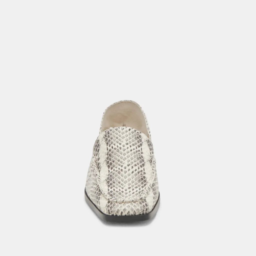 DOLCE VITA Flats & Loafers*Beny Flats Grey White Snake Embossed