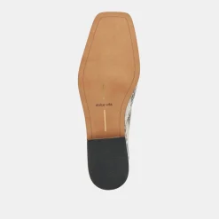 DOLCE VITA Flats & Loafers*Beny Flats Grey White Snake Embossed