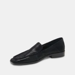DOLCE VITA Flats & Loafers*Beny Flats Onyx Embossed Leather