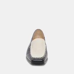 DOLCE VITA Flats & Loafers*Beny Flats White Black Crinkle Patent