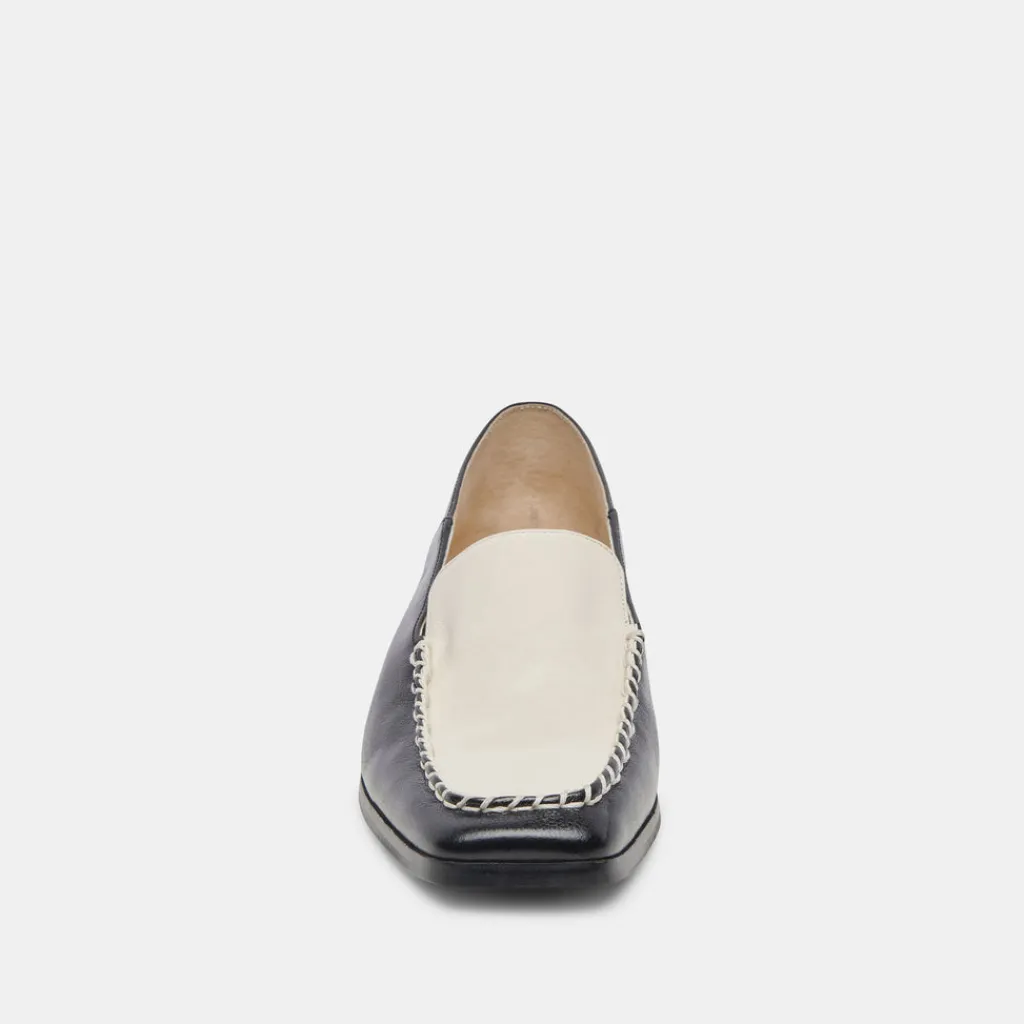 DOLCE VITA Flats & Loafers*Beny Flats White Black Crinkle Patent
