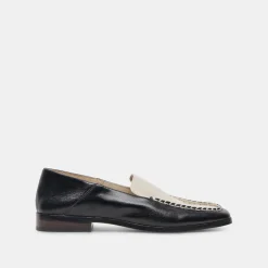 DOLCE VITA Flats & Loafers*Beny Flats White Black Crinkle Patent