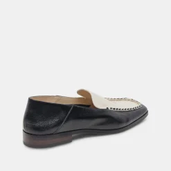 DOLCE VITA Flats & Loafers*Beny Flats White Black Crinkle Patent