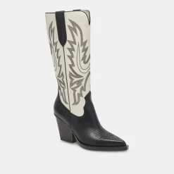 DOLCE VITA Boots & Booties*Blanch Boots Black White Leather
