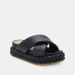 DOLCE VITA Wedges*Blume Sandals Black Stella