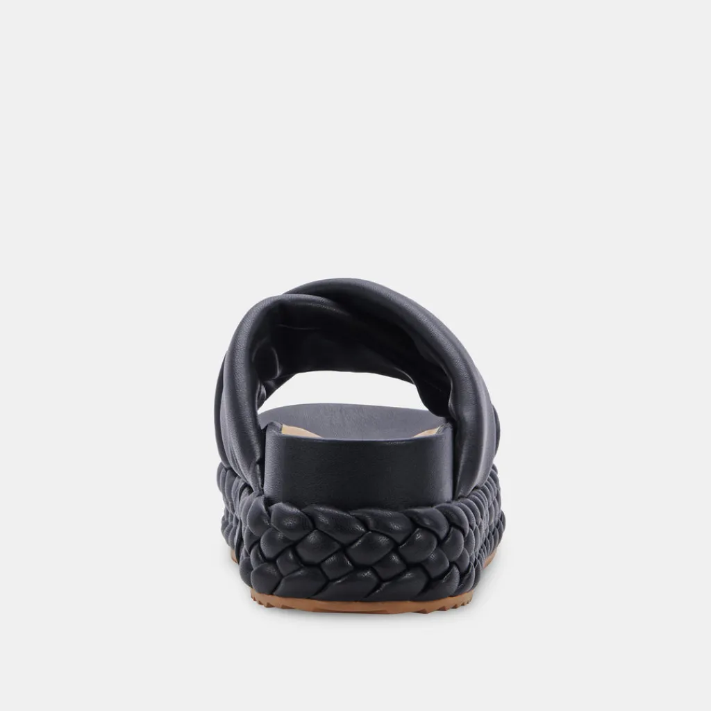 DOLCE VITA Wedges*Blume Sandals Black Stella
