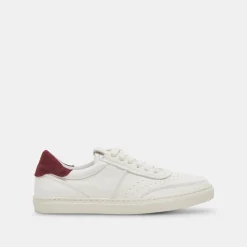 DOLCE VITA Sneakers*Boden Sneakers White Maroon Leather