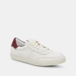 DOLCE VITA Sneakers*Boden Sneakers White Maroon Leather