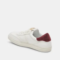 DOLCE VITA Sneakers*Boden Sneakers White Maroon Leather