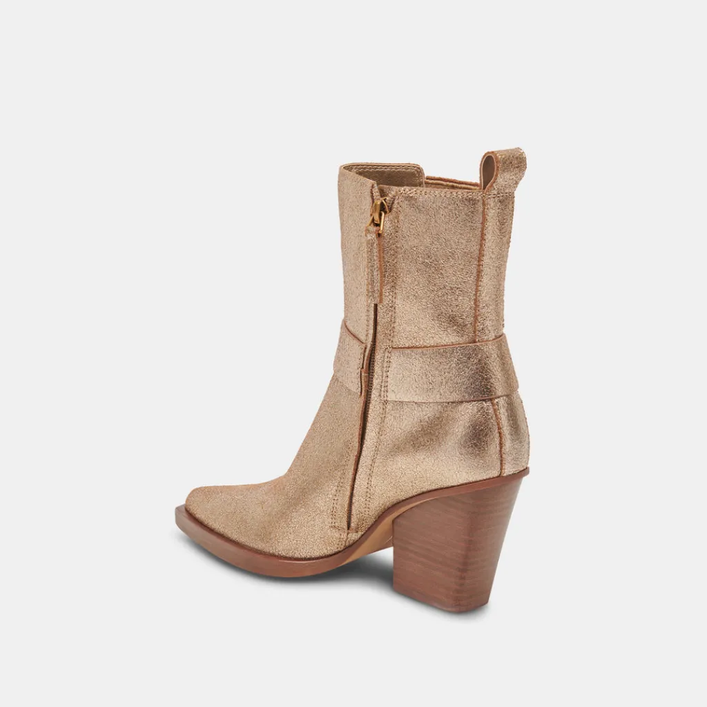DOLCE VITA Boots & Booties*Bounty Boots Rose Gold Distressed Leather