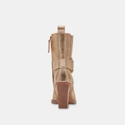 DOLCE VITA Boots & Booties*Bounty Boots Rose Gold Distressed Leather