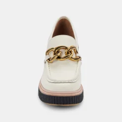 DOLCE VITA Wedges*Brenan Wedges Off White Leather