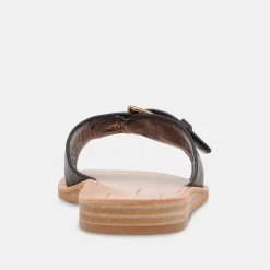 DOLCE VITA Sandals*Cabana Sandals Black Leather