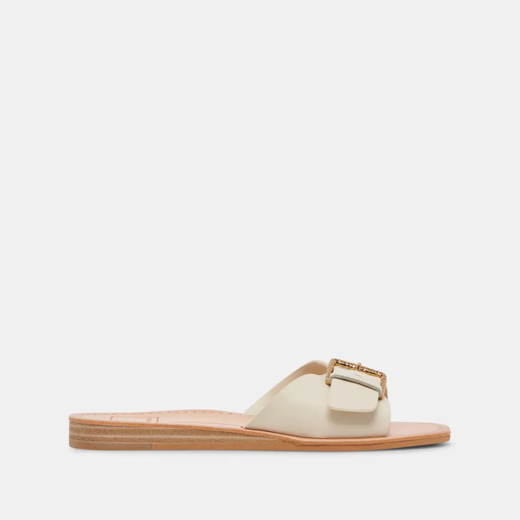 DOLCE VITA Sandals*Cabana Sandals Ivory Leather