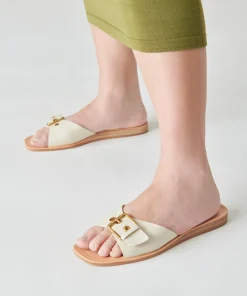 DOLCE VITA Sandals*Cabana Sandals Ivory Leather