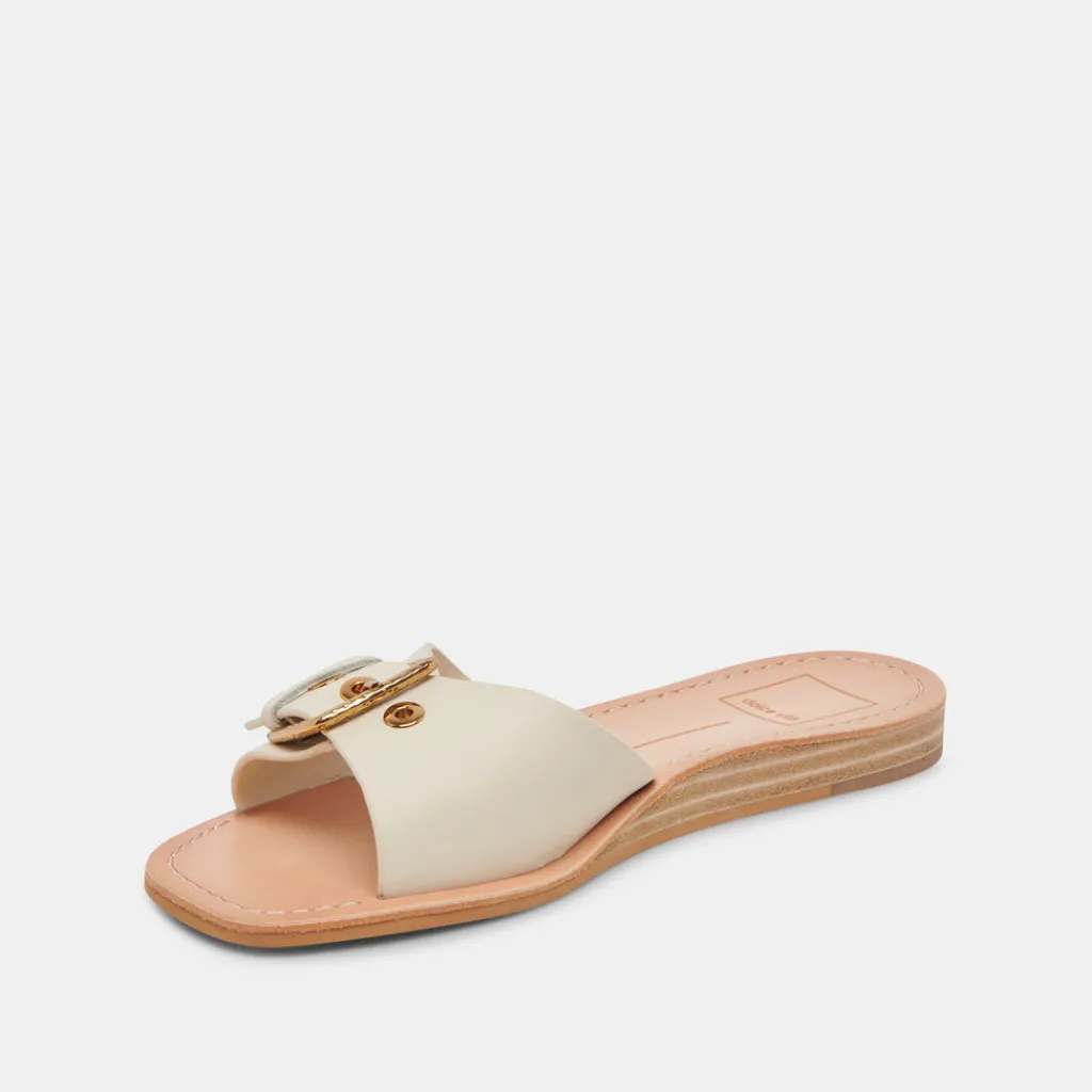 DOLCE VITA Sandals*Cabana Sandals Ivory Leather