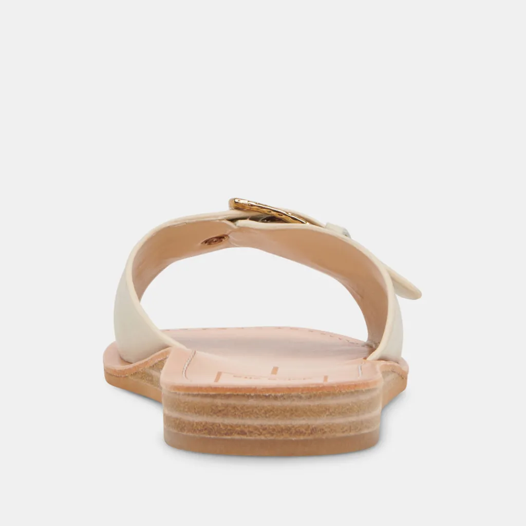 DOLCE VITA Sandals*Cabana Sandals Ivory Leather