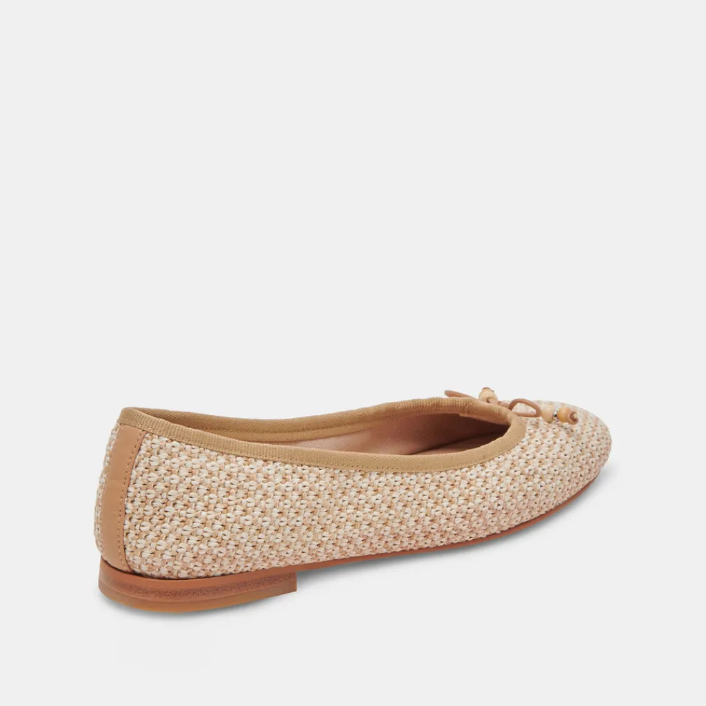 DOLCE VITA Flats & Loafers*Cacy Ballet Flats White Natural Raffia