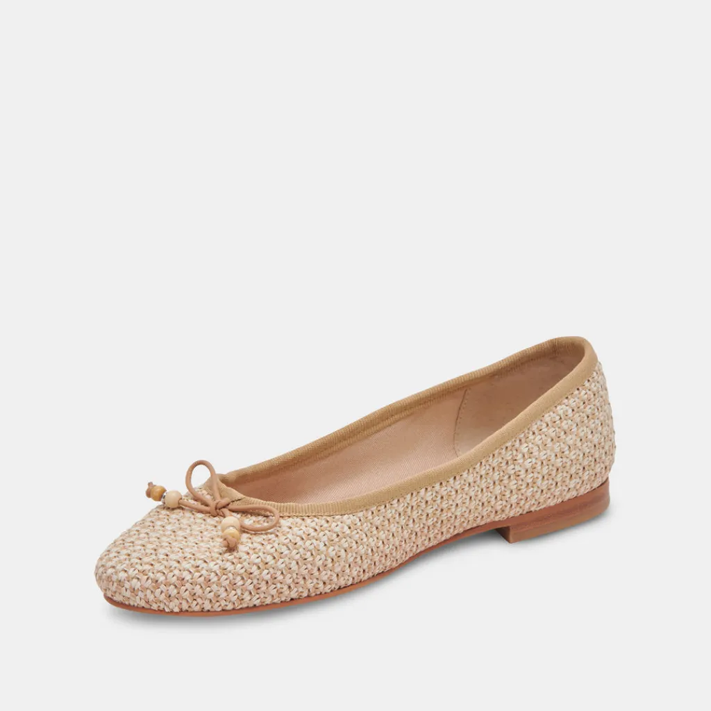 DOLCE VITA Flats & Loafers*Cacy Ballet Flats White Natural Raffia