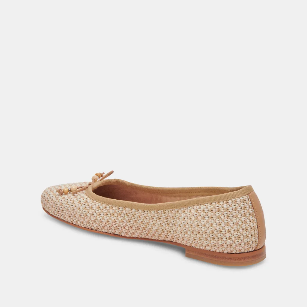 DOLCE VITA Flats & Loafers*Cacy Ballet Flats White Natural Raffia