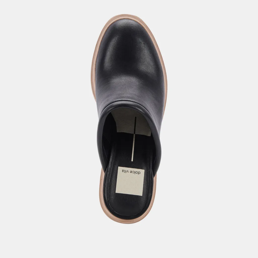 DOLCE VITA Mules & Clogs*Camdin Heels Black Leather