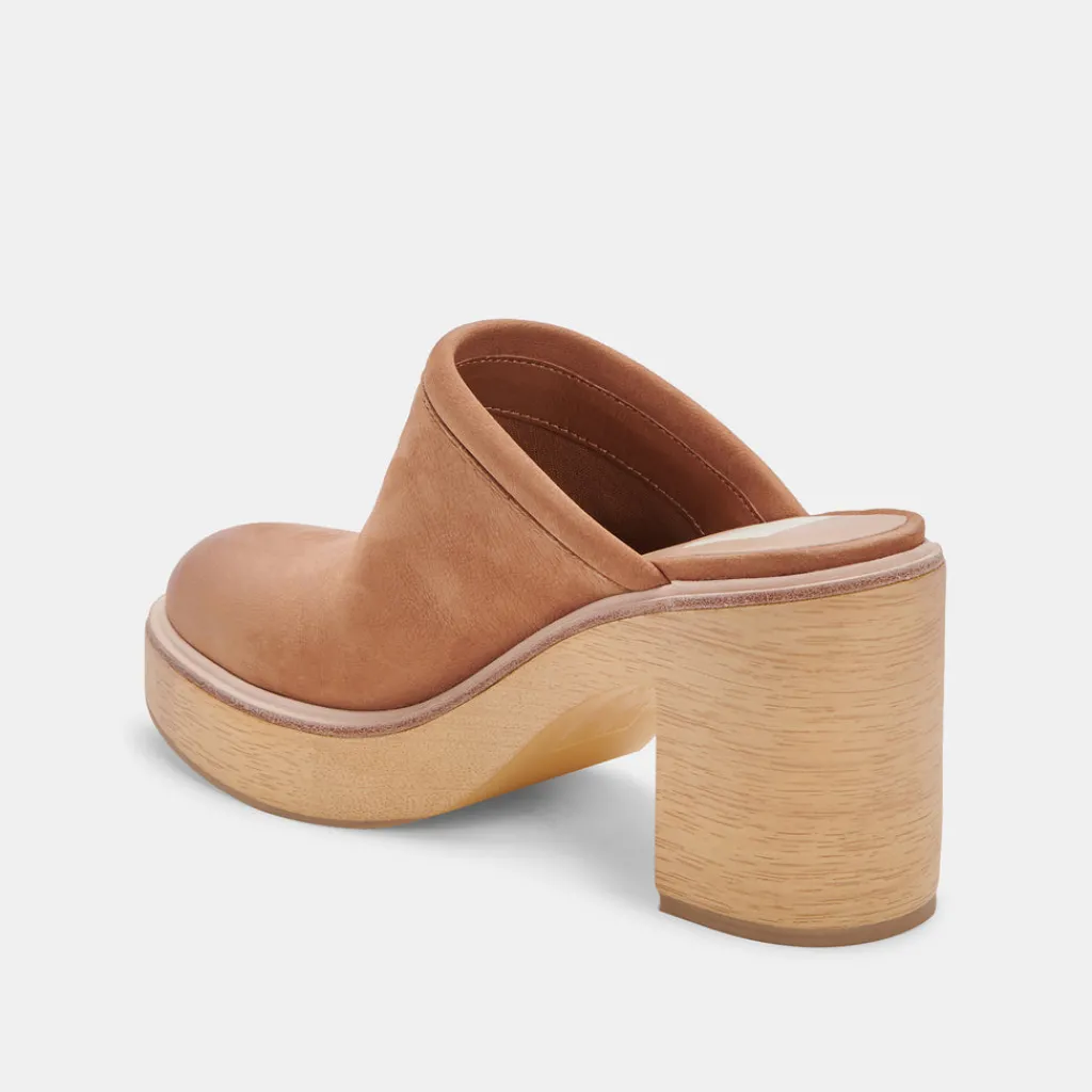 DOLCE VITA Mules & Clogs*Camdin Heels Praline Nubuck