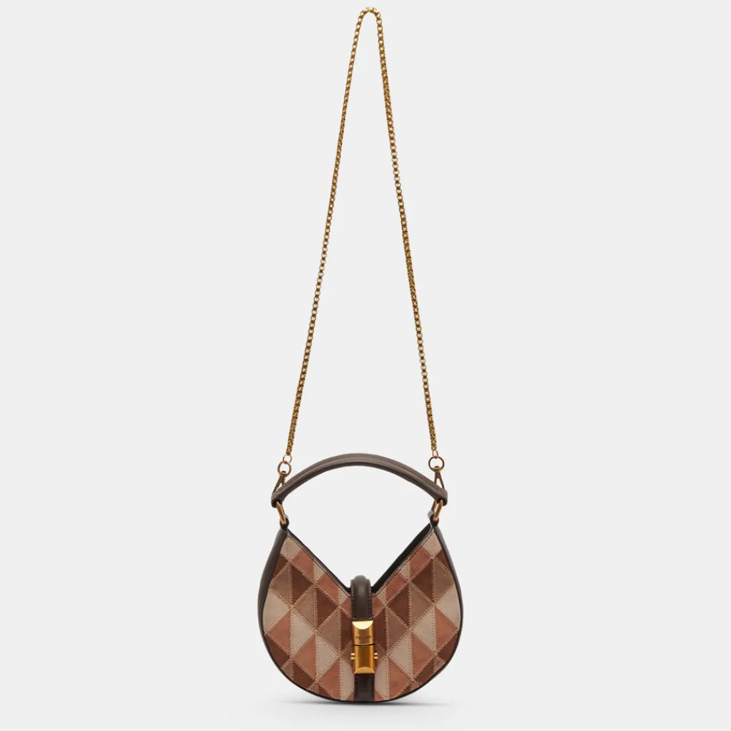DOLCE VITA Handbags*Cami Crossbody Hickory Patchwork