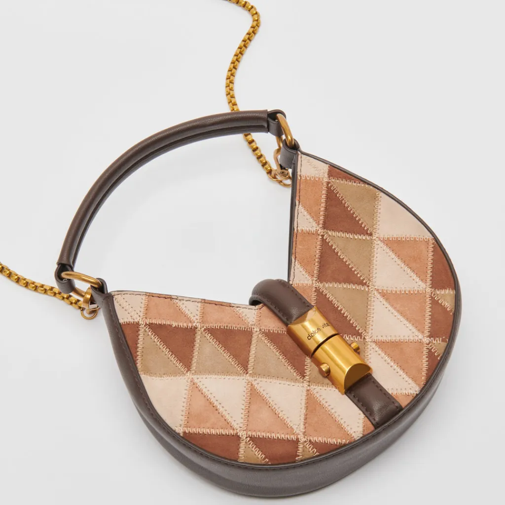 DOLCE VITA Handbags*Cami Crossbody Hickory Patchwork