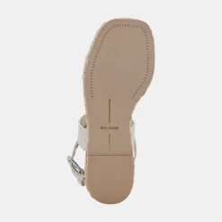 DOLCE VITA Wedges*Cannes Sandals Ivory Leather