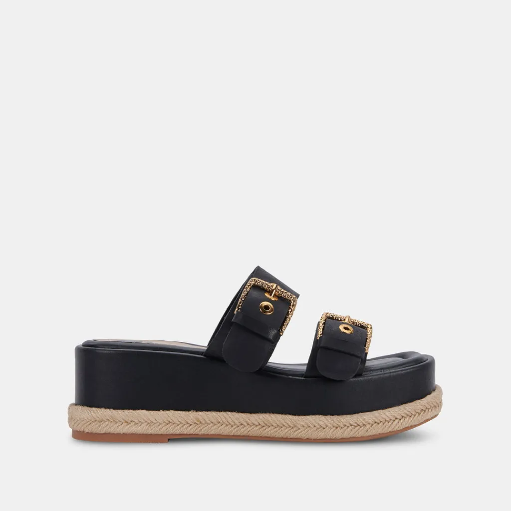 DOLCE VITA Sandals*Canyon Sandals Black Leather