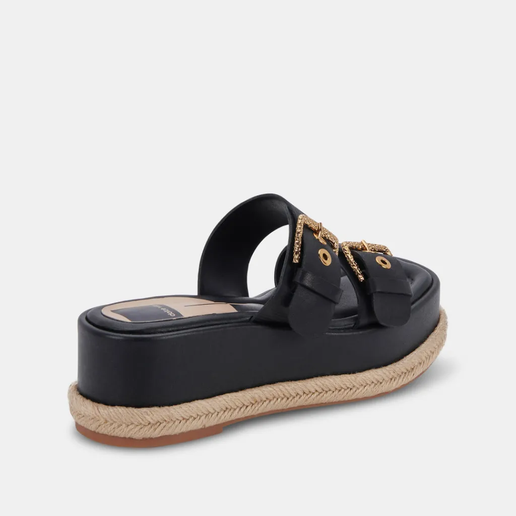 DOLCE VITA Sandals*Canyon Sandals Black Leather