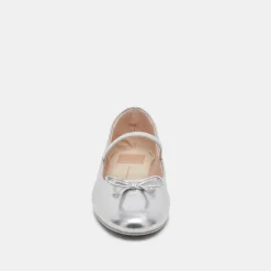 DOLCE VITA Flats & Loafers*Carin Ballet Flats Silver Metallic Leather