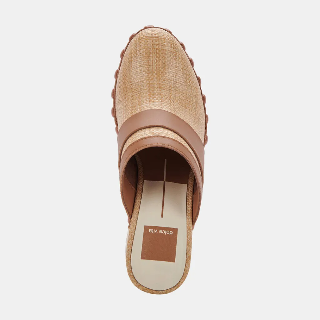 DOLCE VITA Mules & Clogs*Carmac Heels Lt Natural Raffia
