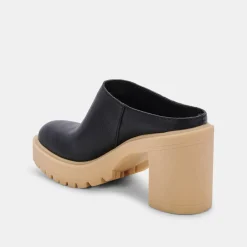 DOLCE VITA Mules & Clogs*Carry Heels Black Leather