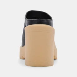 DOLCE VITA Mules & Clogs*Carry Heels Black Leather
