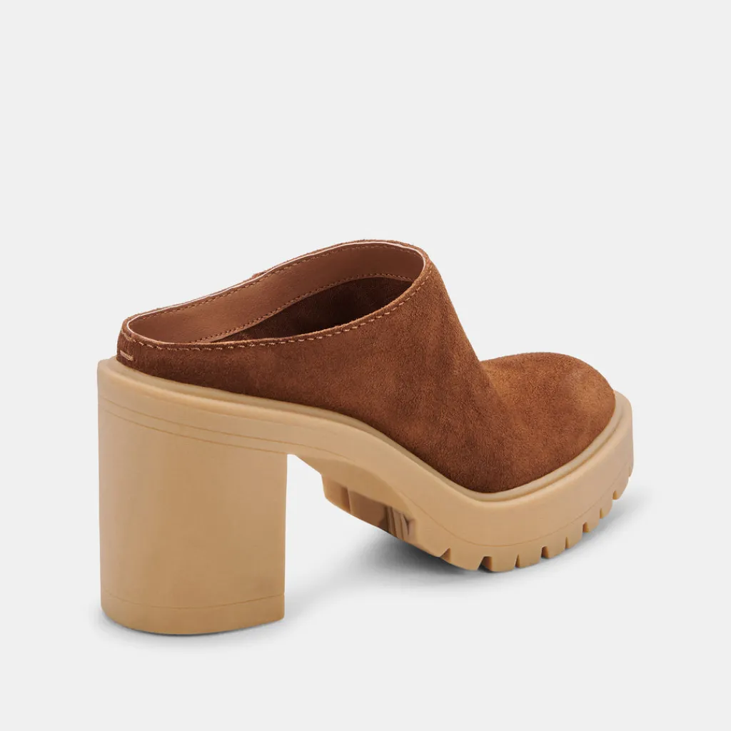 DOLCE VITA Mules & Clogs*Carry Heels Camel Suede