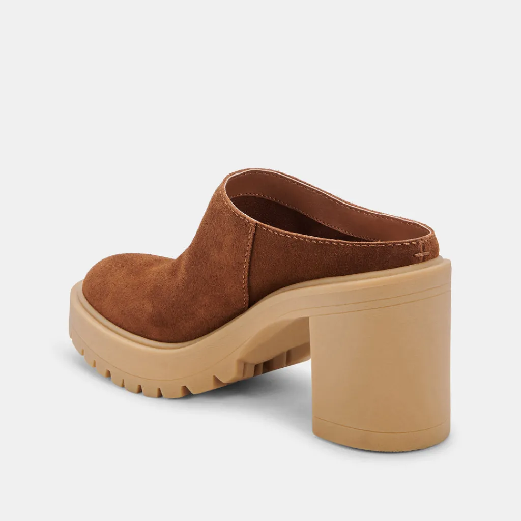 DOLCE VITA Mules & Clogs*Carry Heels Camel Suede