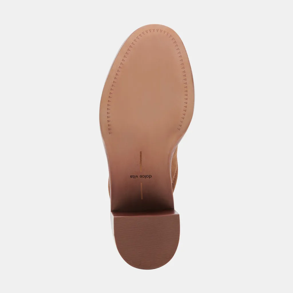 DOLCE VITA Mules & Clogs*Castel Heels Chestnut Suede