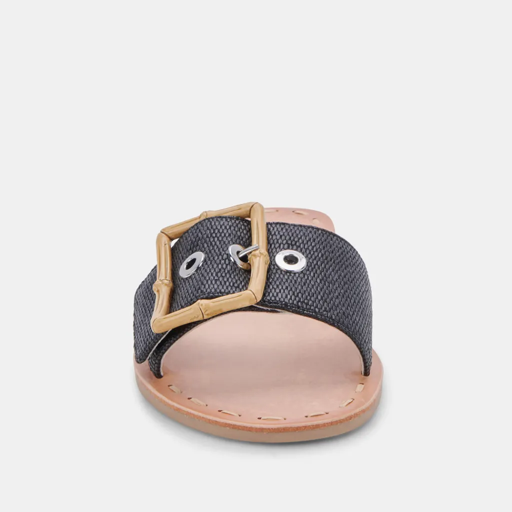 DOLCE VITA Sandals*Dasa Sandals Black Raffia