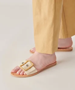DOLCE VITA Sandals*Dasa Sandals Eggshell Embossed Leather