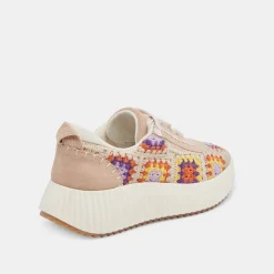 DOLCE VITA Sneakers*Dolen Crochet Sneakers Purple Floral Crochet