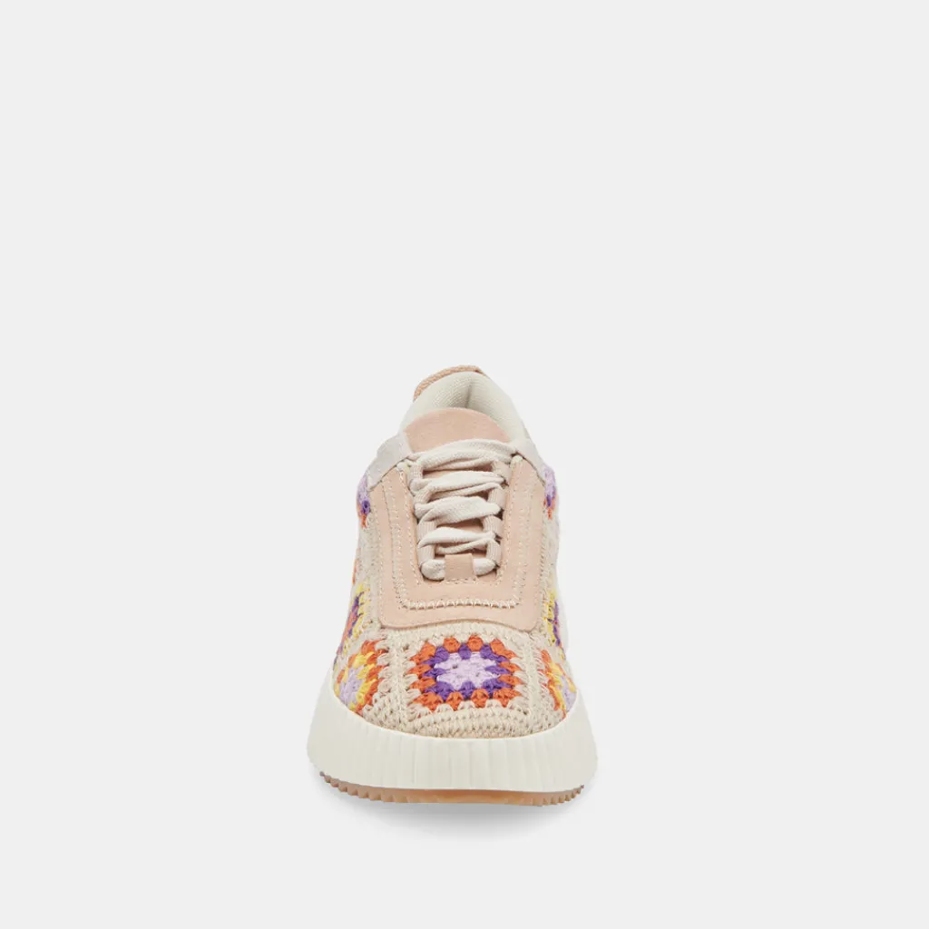 DOLCE VITA Sneakers*Dolen Crochet Sneakers Purple Floral Crochet