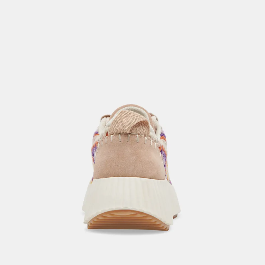 DOLCE VITA Sneakers*Dolen Crochet Sneakers Purple Floral Crochet