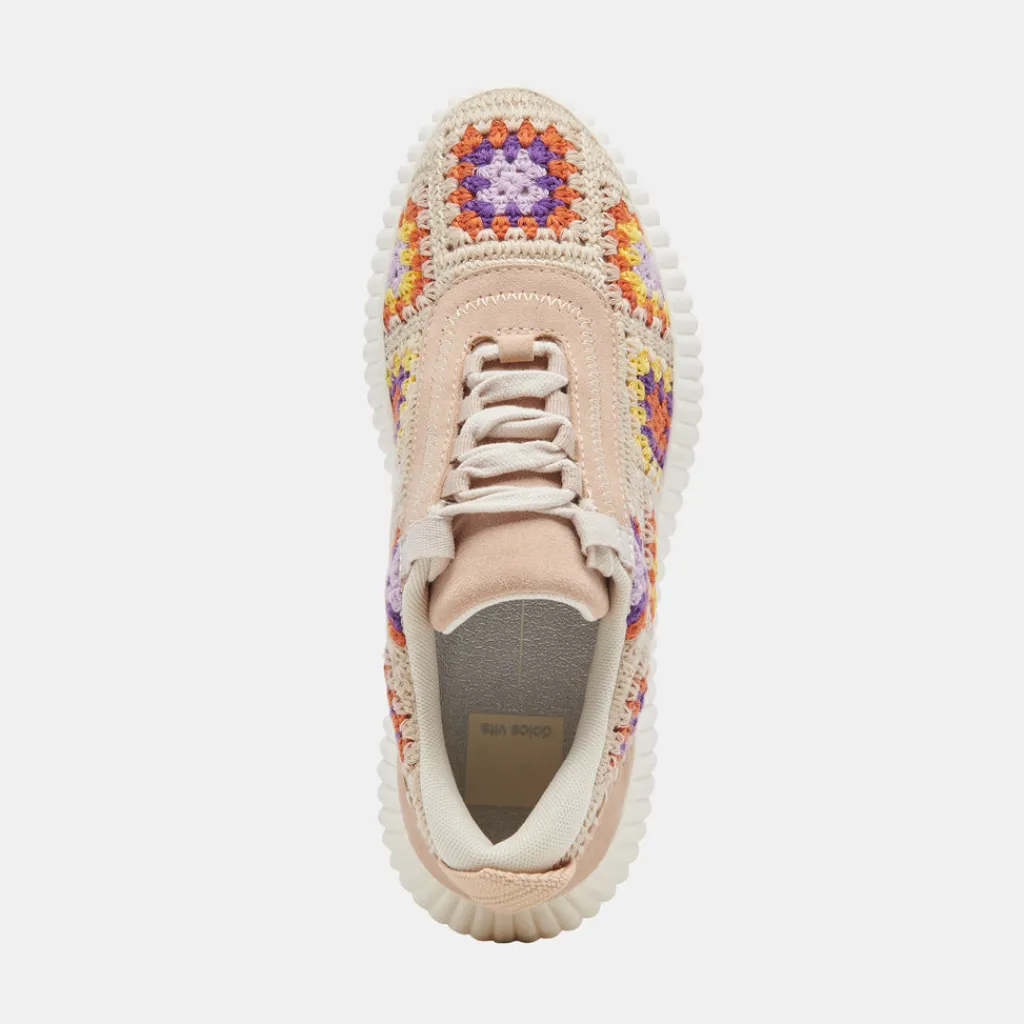 DOLCE VITA Sneakers*Dolen Crochet Sneakers Purple Floral Crochet