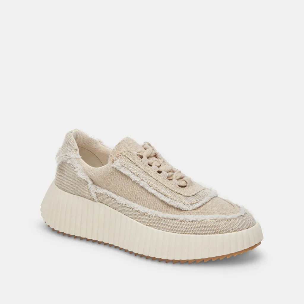 DOLCE VITA Sneakers*Dolen Fray Sneakers Sand Canvas