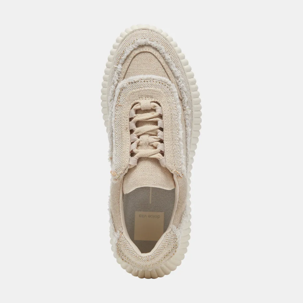 DOLCE VITA Sneakers*Dolen Fray Sneakers Sand Canvas