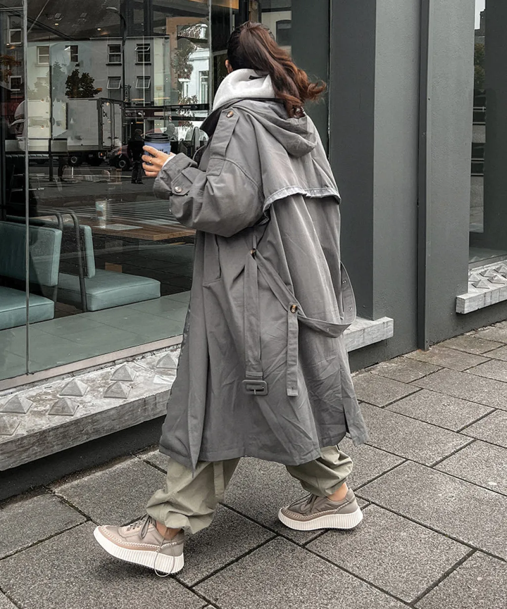 DOLCE VITA Sneakers*Dolen Nylon Sneakers Dk Taupe Nylon