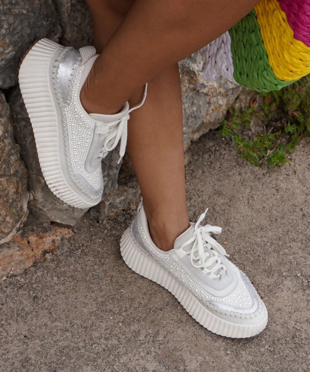 DOLCE VITA Sneakers*Dolen Pearl Sneakers Vanilla Pearls